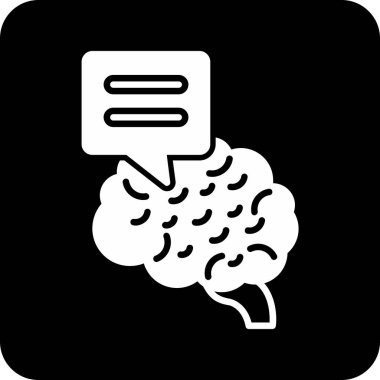 konuşma balonu simgesi, vektör illüstrasyonu