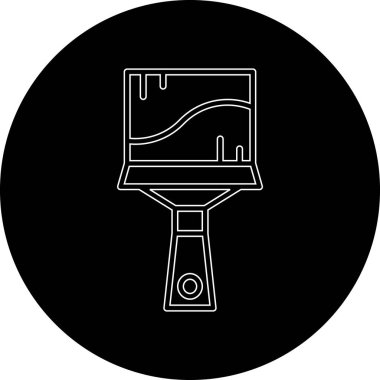 Modern b 'nin vektör illüstrasyonu eksik simgesi