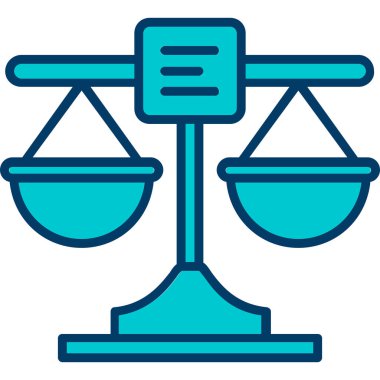 Adalet ikonu. özet çizimi