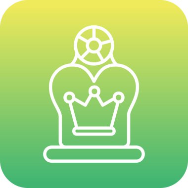 simge vektör çizim Kral