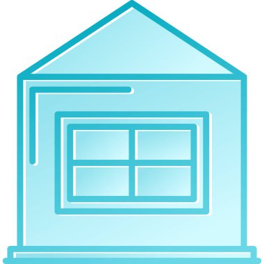 ev simgesi vektör illüstrasyonu