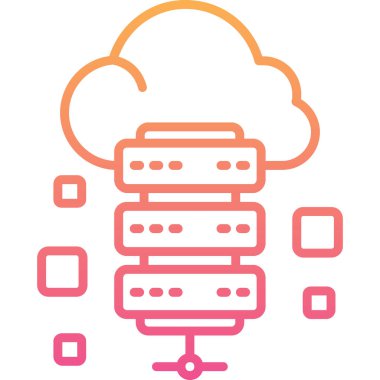 Bulut hesaplama. Web simgesi