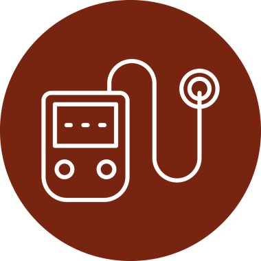 Vektör illüstrasyonu, simge ögesi arkaplanı