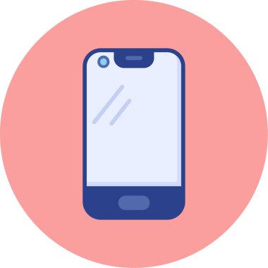 Akıllı telefon. Web simgesi basit illüstrasyon