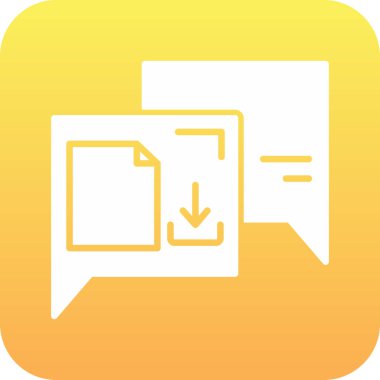 Belge Dosya vektör simgesi. Basit tasarım