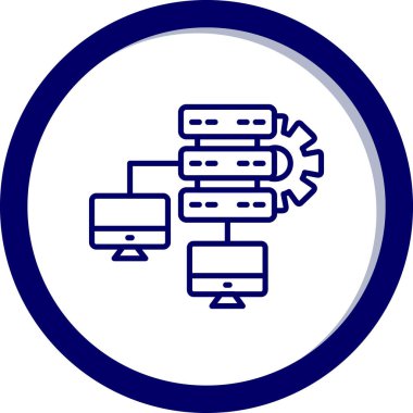 Web simgesi, vektör illüstrasyonu