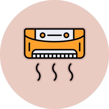 Modern bir simgenin vektör illüstrasyonu