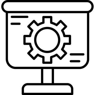 Ayarlama. Web simgesi basit tasarım