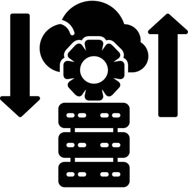 özet biçiminde veri bulut veri simgesi