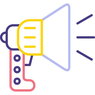 hoparlör vektör renk simgesi