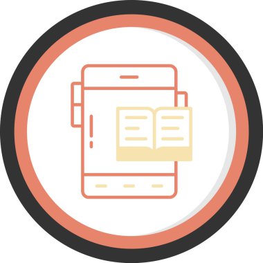 Online eğitim. Web simgesi