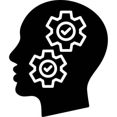 Baş vektör simgesindeki dişliler