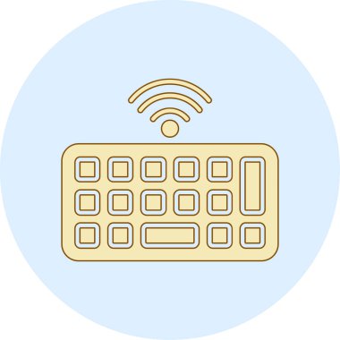 Modern simgenin vektör illüstrasyonu