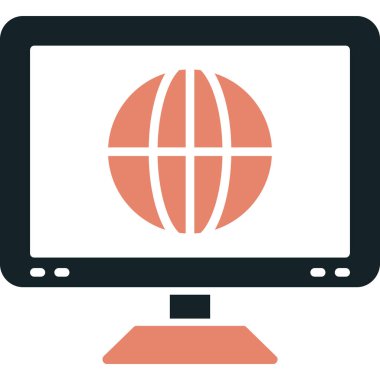 bilgisayar simgesi vektör illüstrasyonu