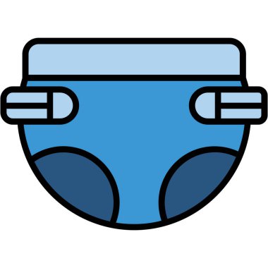 yüzme ikonu vektör illüstrasyonu