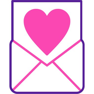 zarf harf simgesi, vektör illüstrasyonu