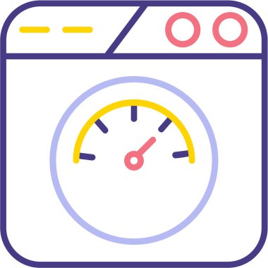 Ölçüm sayacının vektör illüstrasyonu