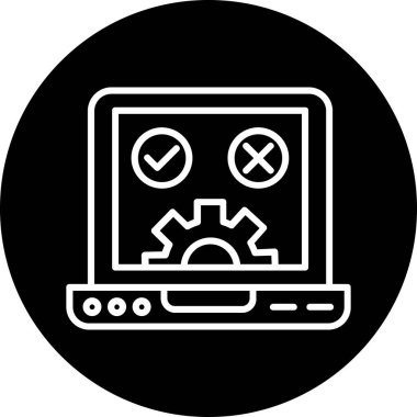 Seo simgesinin vektör illüstrasyonu