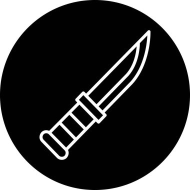 bıçak simgesi vektör illüstrasyonu