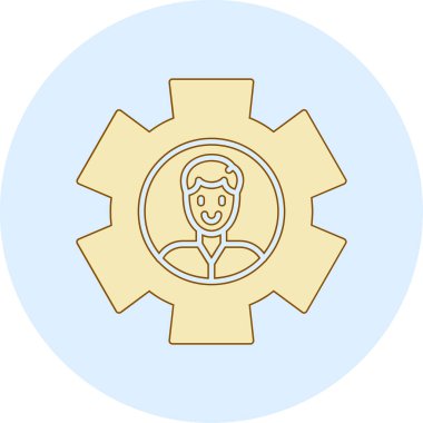 Teçhizat Web simgesi basit illüstrasyon