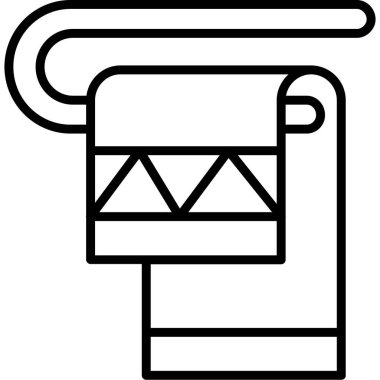 Kamp ateşi orman simgesi Ana hatlarıyla