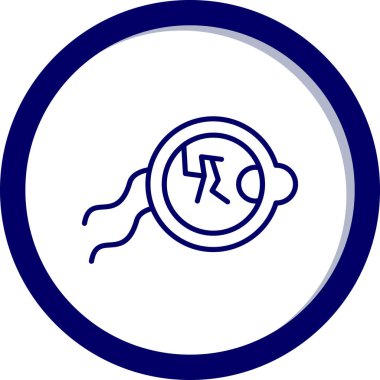 Bir burç simgesinin vektör illüstrasyonu