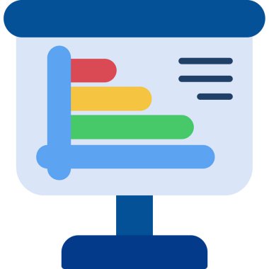 veri analiz web simgesi basit tasarım,