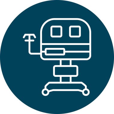 Robot simgesinin vektör illüstrasyonu