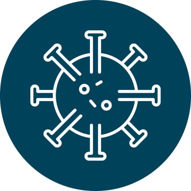 Bir direksiyon simgesinin vektör çizimi