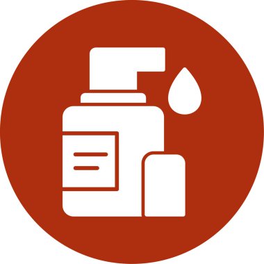 Bir şişe su ve sıvı.