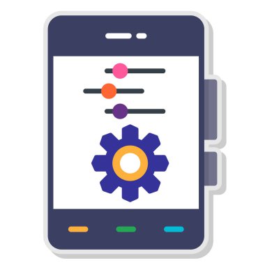 Web tasarım vektör renk simgesi