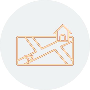 vektör çizim tek izole posta simgesini.