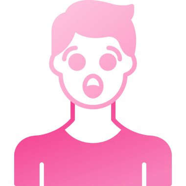 avatar erkek baş simgesi düz stil