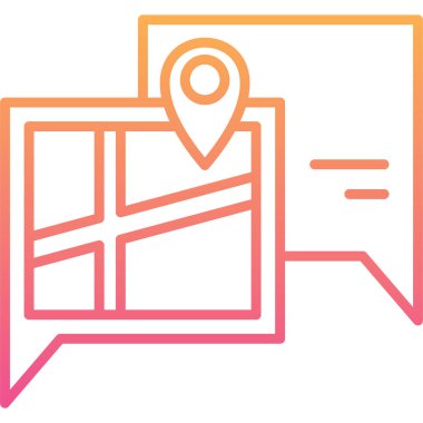 harita konumu simgesi ana hat biçiminde