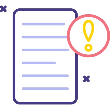 İşaret simgesine sahip belge.