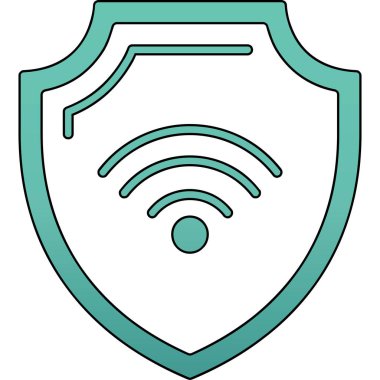 wifi simgesi vektör illüstrasyonu