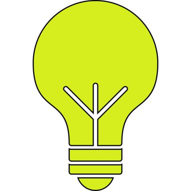 Ampul, vektör çizimi