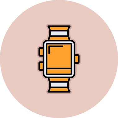 İzle. Web simgesi basit illüstrasyon