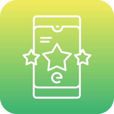 Vektör Mobil simge illüstrasyonu