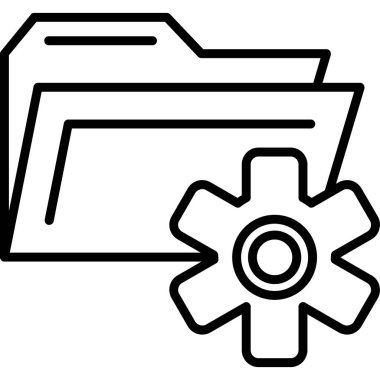 Dosya. Web simgesi basit illüstrasyon