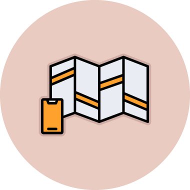 Modern simgenin vektör illüstrasyonu