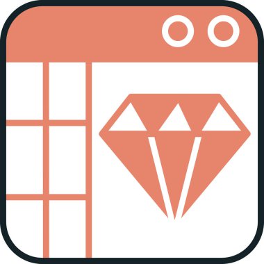 Takvim. Web simgesi basit tasarım