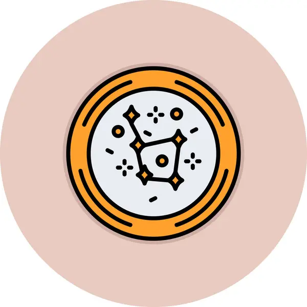 Bir gaz simgesinin vektör illüstrasyonu