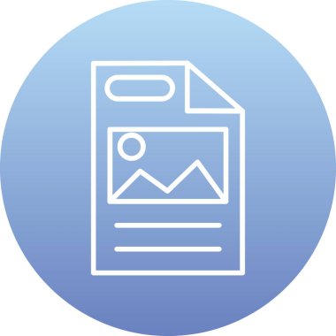 Web simgesi, basit vektör illüstrasyonu