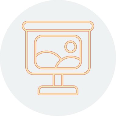 Kamera. Web simgesi basit illüstrasyon