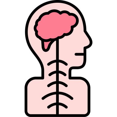 anatomi insan beyni simgesi