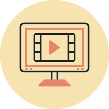 Web simgesi, vektör illüstrasyonu