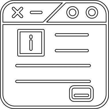 tarayıcı web sayfası simgesi, özet biçimi