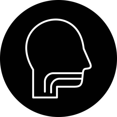 Sakallı bir adamın vektör çizimi