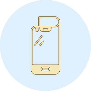 akıllı telefon simgesi vektör illüstrasyonu